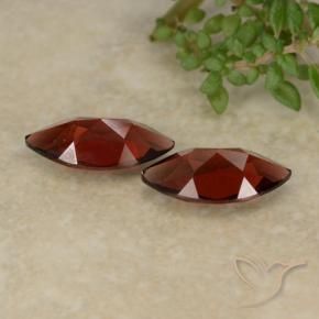 Pedras preciosas de Granada Piropo Vermelho escuro natural de 2.38 ct, Marquesa, VVS-VS