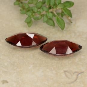Pedras preciosas de Granada Piropo Vermelho Sangue Profundo natural de 2.37 ct, Marquesa, VVS-VS