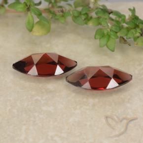 Pedras preciosas de Granada Piropo Vermelho escarlate natural de 2.47 ct, Marquesa, VVS-VS