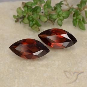 Pedras preciosas de Granada Piropo Sangria Tinto natural de 2.47 ct, Marquesa, VVS-VS