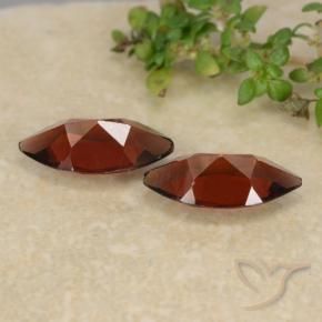 Pedras preciosas de Granada Piropo Vermelho escuro natural de 2.33 ct, Marquesa, VVS-VS