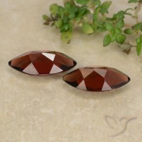 Pedras preciosas de Granada Piropo Vermelho Sangue Profundo natural de 2.20 ct, Marquesa, VVS-VS