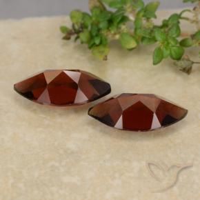 Pedras preciosas de Granada Piropo Vermelho Sangue Profundo natural de 2.51 ct, Marquesa, VVS-VS