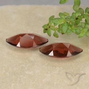 Pedras preciosas de Granada Piropo Sangria Tinto natural de 2.39 ct, Marquesa, VVS-VS