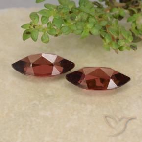 Pedras preciosas de Granada Piropo Vermelho escuro natural de 2.21 ct, Marquesa, VVS-VS