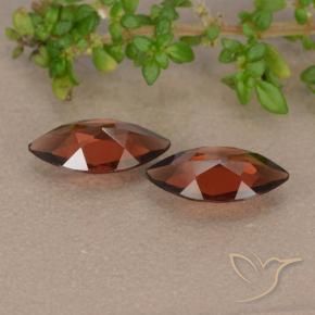 Pedras preciosas de Granada Piropo Vermelho escuro natural de 2.01 ct, Marquesa, VVS-VS