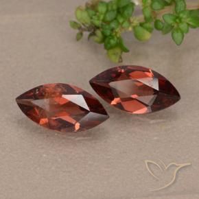 Pedras preciosas de Granada Piropo Vermelho Escarlate Profundo natural de 2.06 ct, Marquesa, VVS-VS