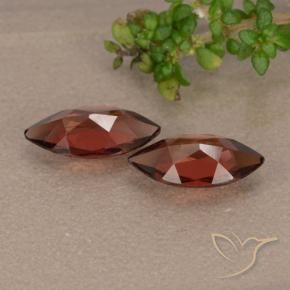 Pedras preciosas de Granada Piropo Vermelho Escarlate Profundo natural de 2.06 ct, Marquesa, VVS-VS