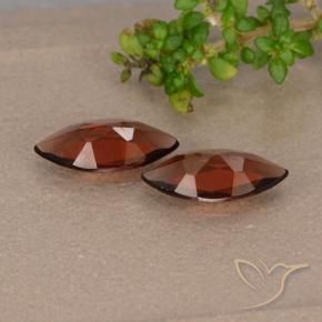 Pedras preciosas de Granada Piropo Vermelho escuro natural de 1.83 ct, Marquesa, VVS-VS