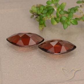 Pedras preciosas de Granada Piropo Vermelho Sangue Profundo natural de 2.41 ct, Marquesa, VVS-VS