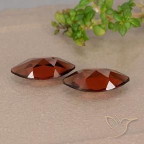 Pedras preciosas de Granada Piropo Vermelho escuro natural de 2.20 ct, Marquesa, VVS-VS