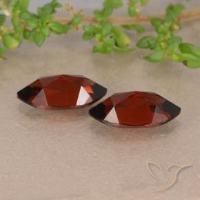 Pedras preciosas de Granada Piropo Vermelho escuro natural de 2.78 ct, Marquesa, VVS-VS