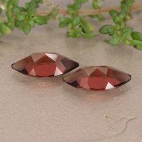 Pedras preciosas de Granada Piropo Vermelho escuro natural de 2.48 ct, Marquesa, VVS-VS