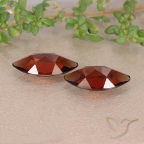 Pedras preciosas de Granada Piropo Vermelho escuro natural de 2.32 ct, Marquesa, VVS-VS