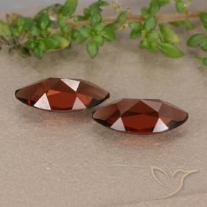 Pedras preciosas de Granada Piropo Vermelho Escarlate Profundo natural de 2.46 ct, Marquesa, VVS-VS