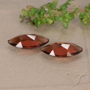 Pedras preciosas de Granada Piropo Vermelho escuro natural de 2.24 ct, Marquesa, VVS-VS
