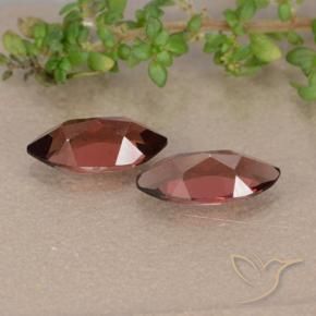 Pedras preciosas de Granada Piropo Vermelho escuro natural de 2.54 ct, Marquesa, VVS-VS
