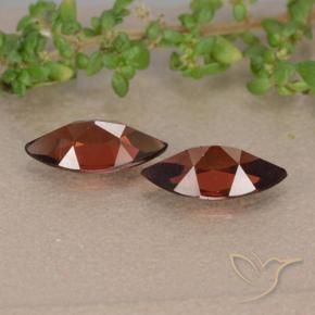 Pedras preciosas de Granada Piropo Vermelho Escarlate Profundo natural de 2.21 ct, Marquesa, VVS-VS