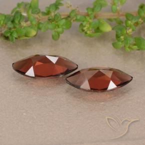 Pedras preciosas de Granada Piropo Vermelho escuro natural de 2.38 ct, Marquesa, VVS-VS