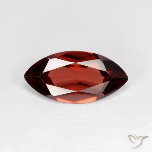 1.22ct Natural Vermelho escuro Granada Piropo, Marquesa, VVS-VS