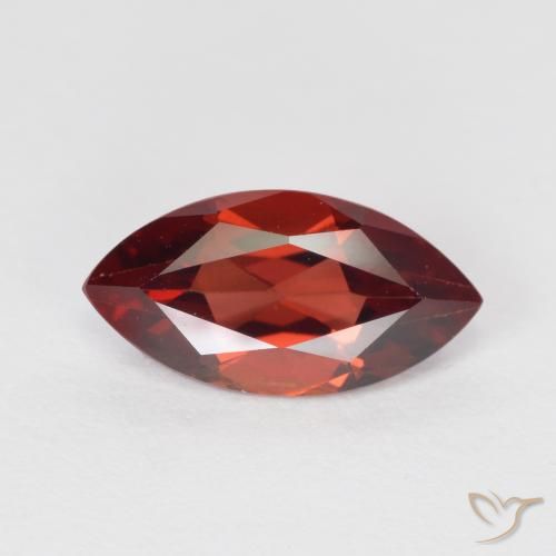 1.32ct Natural Vermelho escuro Granada Piropo, Marquesa, VVS-VS