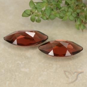 Pedras preciosas de Granada Piropo Vermelho escuro natural de 2.30 ct, Marquesa, VVS-VS