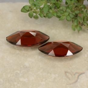 Pedras preciosas de Granada Piropo Vermelho Sangue Profundo natural de 2.30 ct, Marquesa, VVS-VS