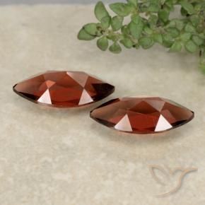 Pedras preciosas de Granada Piropo Vermelho Escarlate Profundo natural de 2.25 ct, Marquesa, VVS-VS