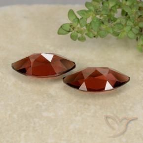 Pedras preciosas de Granada Piropo Vermelho escuro natural de 2.51 ct, Marquesa, VVS-VS