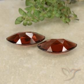 Pedras preciosas de Granada Piropo Vermelho escuro natural de 2.46 ct, Marquesa, VVS-VS