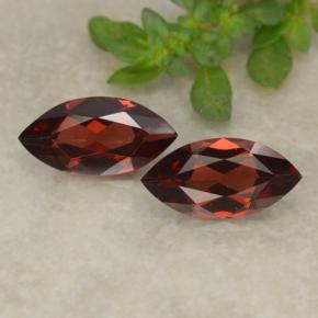 Pedras preciosas de granada piropo vermelho natural de 2,32 ct, marquise, VVS-VS