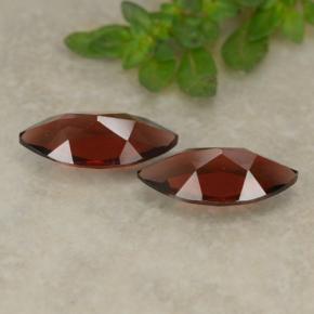 Pedras preciosas de granada piropo vermelho natural de 2,32 ct, marquise, VVS-VS