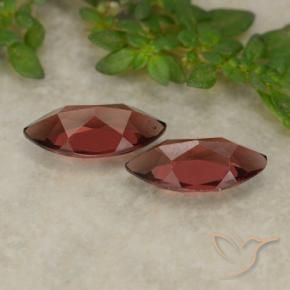 Pedras preciosas de Granada Piropo Vermelho Escarlate Profundo natural de 2.38 ct, Marquesa, VVS-VS
