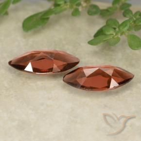 Pedras preciosas de Granada Piropo Vermelho Berry Profundo natural de 2.05 ct, Marquesa, VVS-VS
