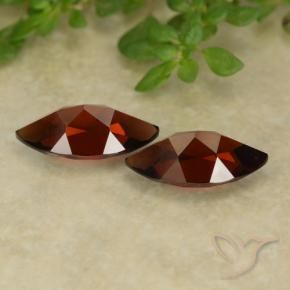 Pedras preciosas de Granada Piropo Vermelho Sangue Profundo natural de 2.83 ct, Marquesa, VVS-VS