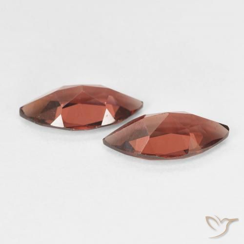 Pedras preciosas de Granada Piropo Sangria Tinto natural de 2.29 ct, Marquesa, VVS-VS