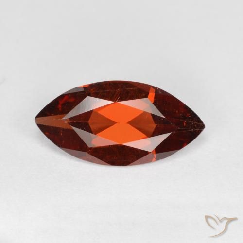 1.12ct Natural Vermelho escuro Granada Piropo, Marquesa, VS