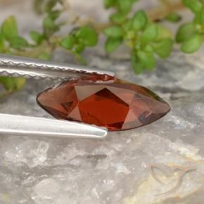 Granada Piropo Vermelho Escarlate Profundo Natural 1.17ct, Marquesa, VS