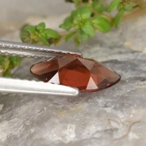Granada Piropo Vermelho escuro Natural 1.21ct, Marquesa, VVS-VS