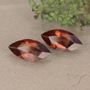 Pedras preciosas de Granada Piropo Vermelho escuro natural de 1.49 ct, Marquesa, VVS-VS