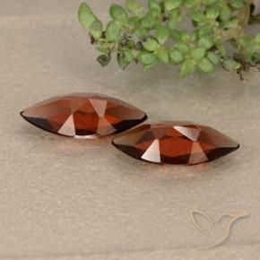 Pedras preciosas de Granada Piropo Vermelho escuro natural de 1.49 ct, Marquesa, VVS-VS