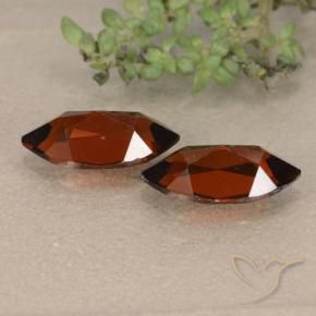 Pedras preciosas de Granada Piropo Vermelho escuro natural de 2.53 ct, Marquesa, VVS-VS