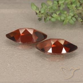 Pedras preciosas de Granada Piropo Vermelho escuro natural de 2.71 ct, Marquesa, VVS-VS