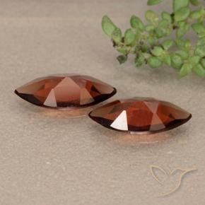 Pedras preciosas de Granada Piropo Vermelho escarlate natural de 1.72 ct, Marquesa, VVS-VS