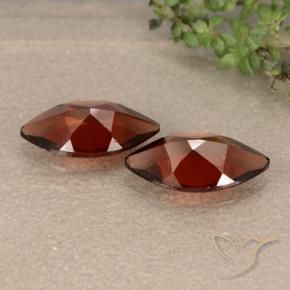 Pedras preciosas de Granada Piropo Sangria Tinto natural de 2.30 ct, Marquesa, VVS-VS