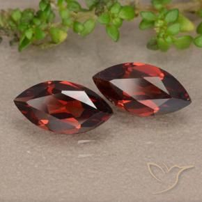 Pedras preciosas de Granada Piropo Sangria Tinto natural de 2.27 ct, Marquesa, VS