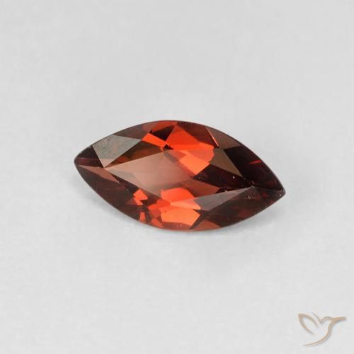 1.17ct Natural Vermelho escuro Granada Piropo, Marquesa, VVS-VS
