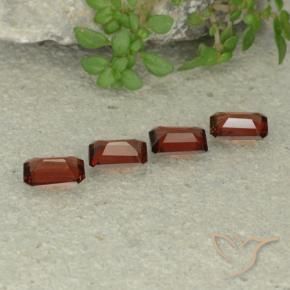 Pedras preciosas de Granada Piropo Vermelho escuro natural de 1.81 ct, Corte Octógono / Esmeralda, VS