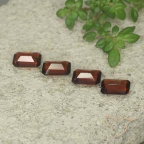 Pedras preciosas de Granada Piropo Vermelho escuro natural de 2.21 ct, Corte Octógono / Esmeralda, VS