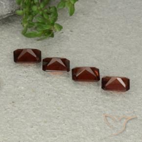 Pedras preciosas de Granada Piropo Vermelho escuro natural de 2.88 ct, Corte Octógono / Esmeralda, VVS-VS